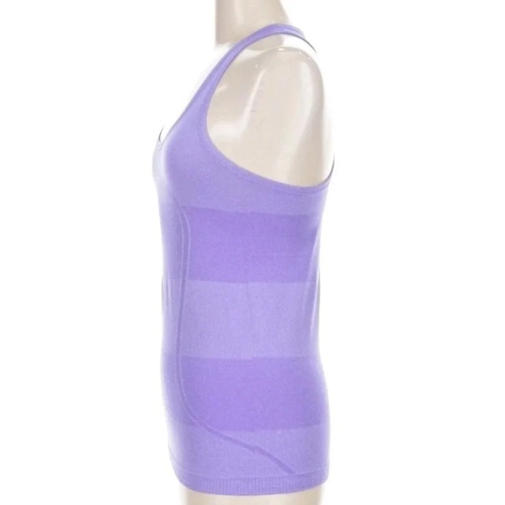Lululemon‎ Stripes Women's 6 Swiftly Tech Racerback Tank Top Running Athletic